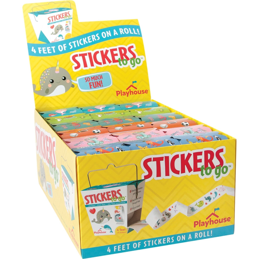 Fun Stickers To Go in Take Out Box – Green Beans Toys