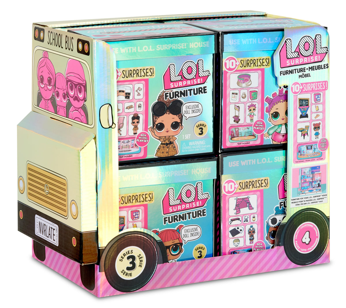 L.O.L Surprise Furniture Doll House Box,Music Festival & Grunge Grrrl