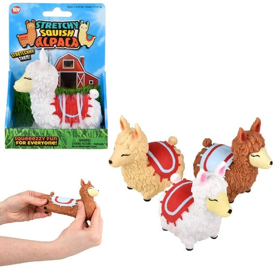 One Stretchy Squish Alpaca Green Beans Toys