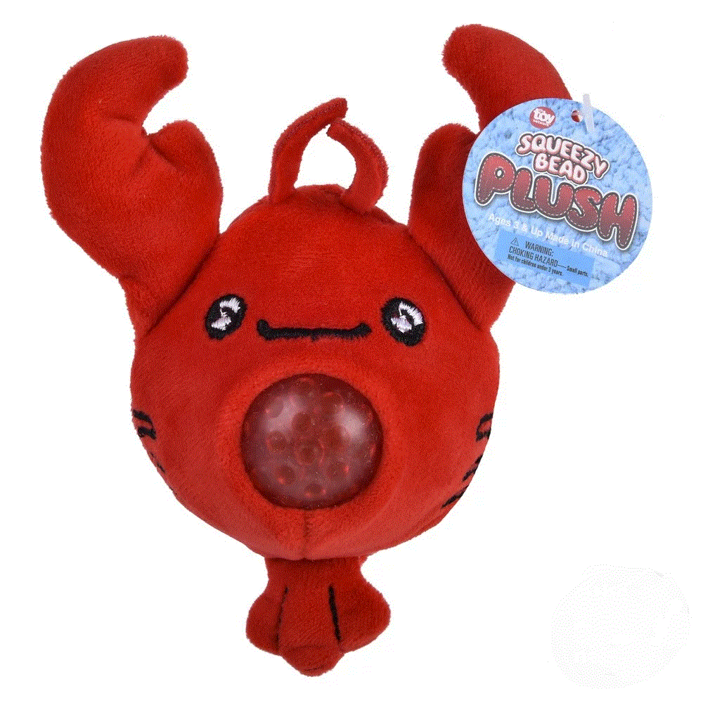 Lobster Squeezy Plush Jelly Ball
