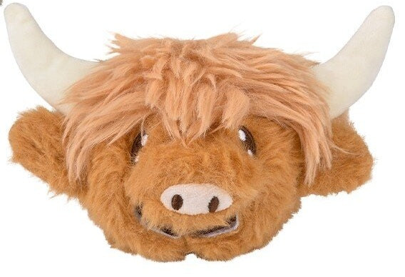 Red Highland Cow Squeezy Bead Plush