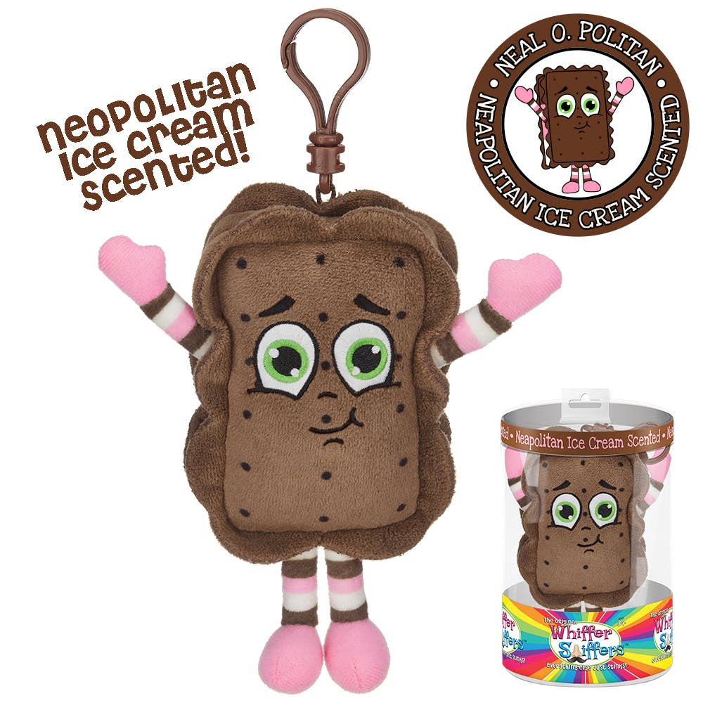 Whiffer Sniffer- Neal O. Politan ice cream sandwich scented backpack clip