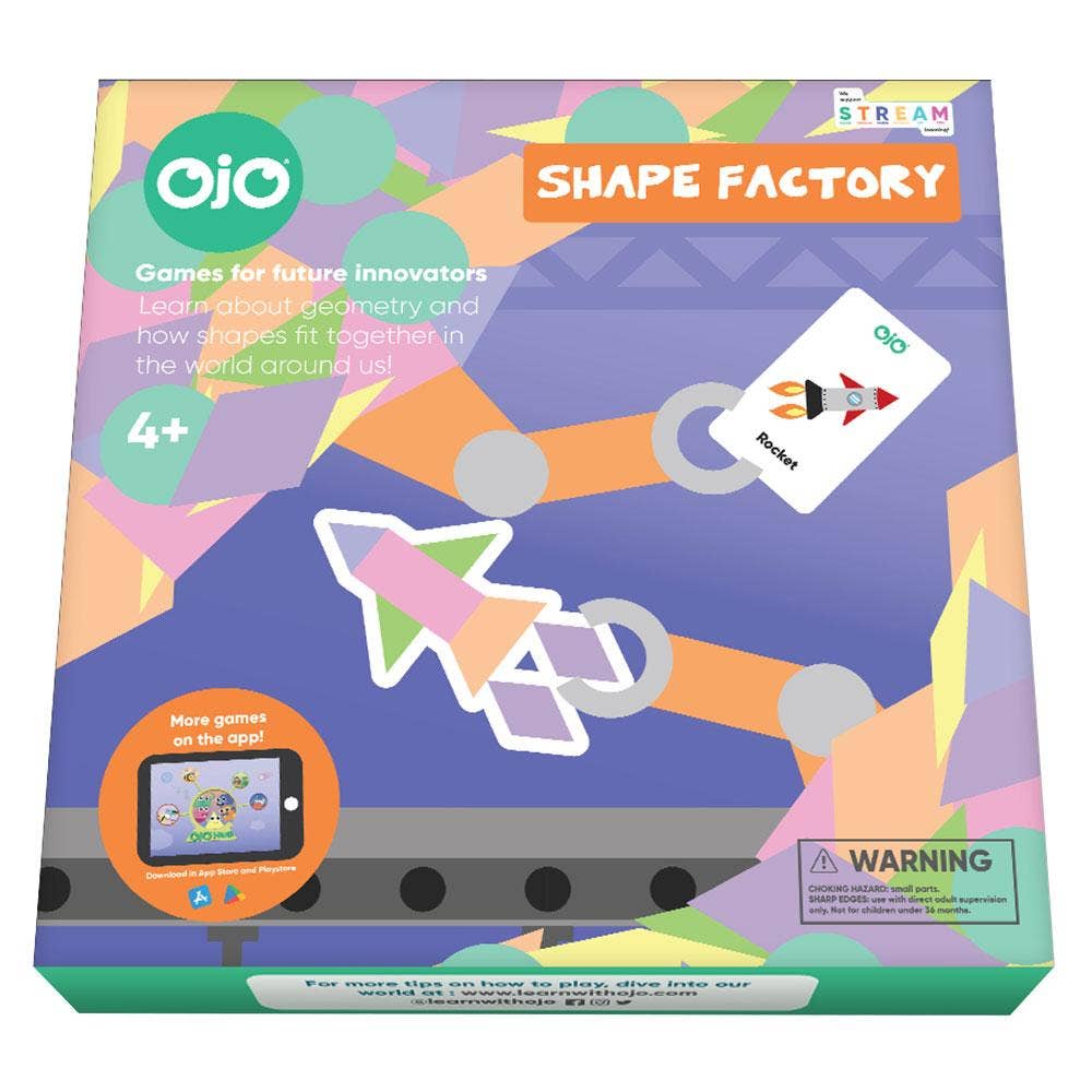 OjO - Shape Factory Geometry STEM Board Game 