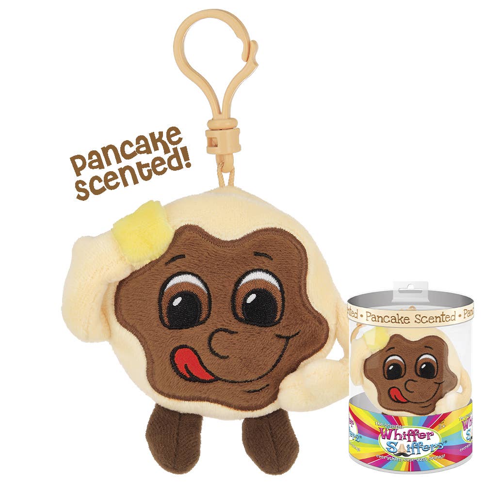 Whiffer Sniffer- Flip Flapjack pancake and syrup scented backpack clip