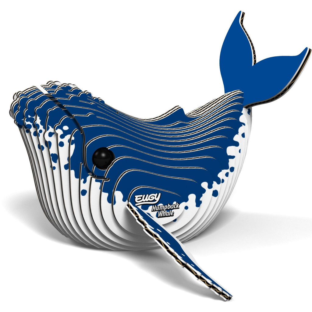Eugy Humpback Whale 3D Puzzle — Educational Toy for Boys and Girls, 28 PIece Puzzle