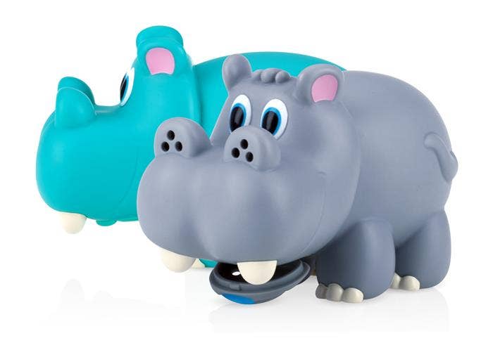 Nuby - Spout Guard; Fun Hippo Character for Bath Time
