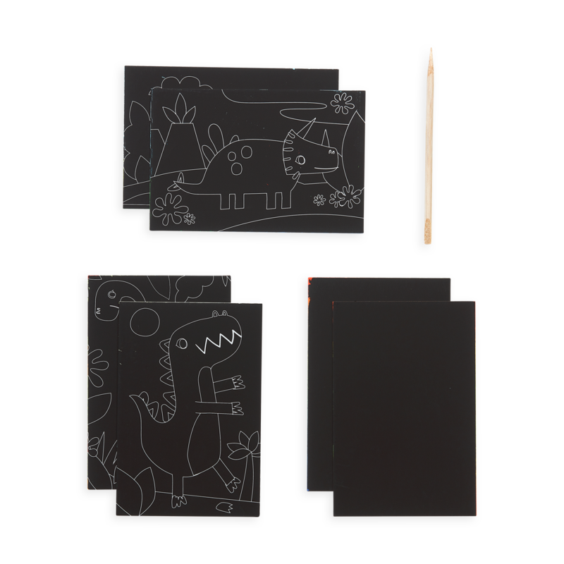 Mini Scratch & Scribble Art Kit: Dino. Days