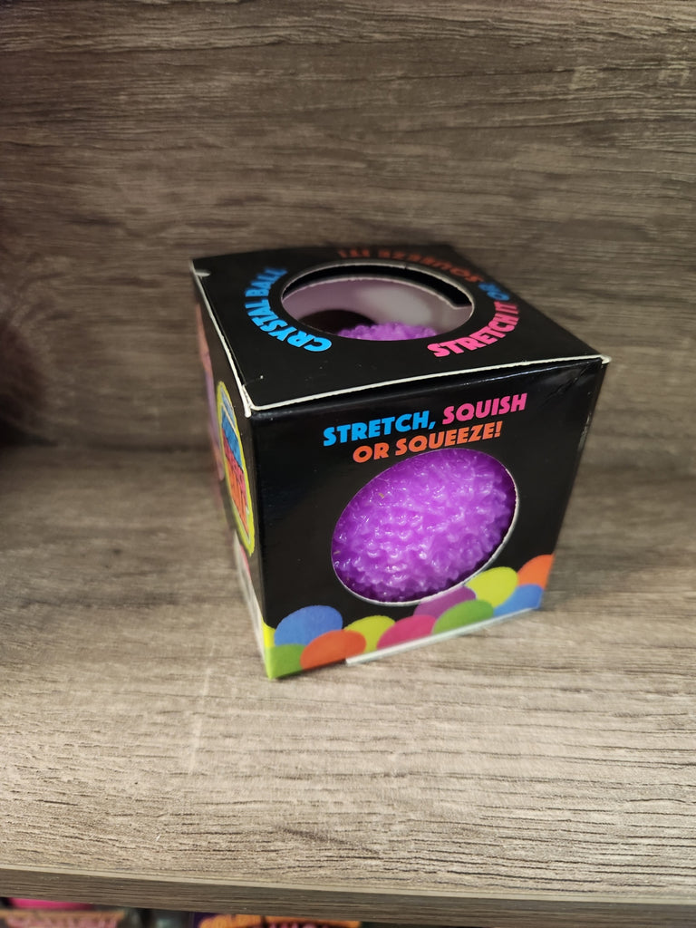 Squish And Stretch Crystal Gummi Ball Purple