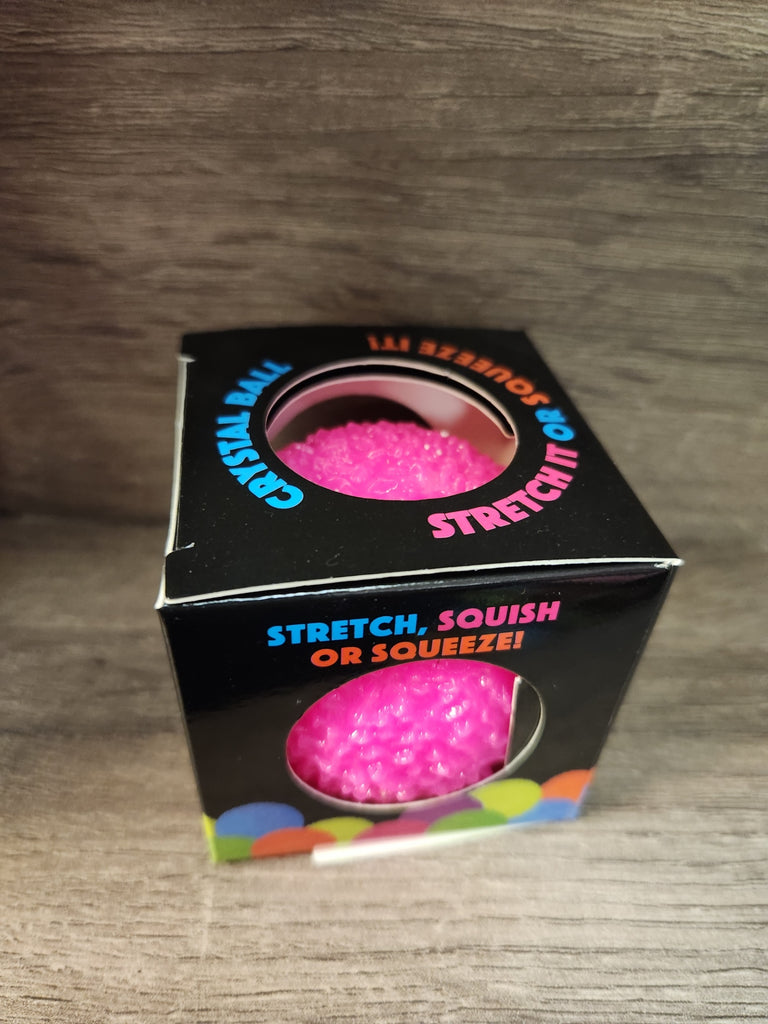 Squish And Stretch Crystal Gummi Ball Pink