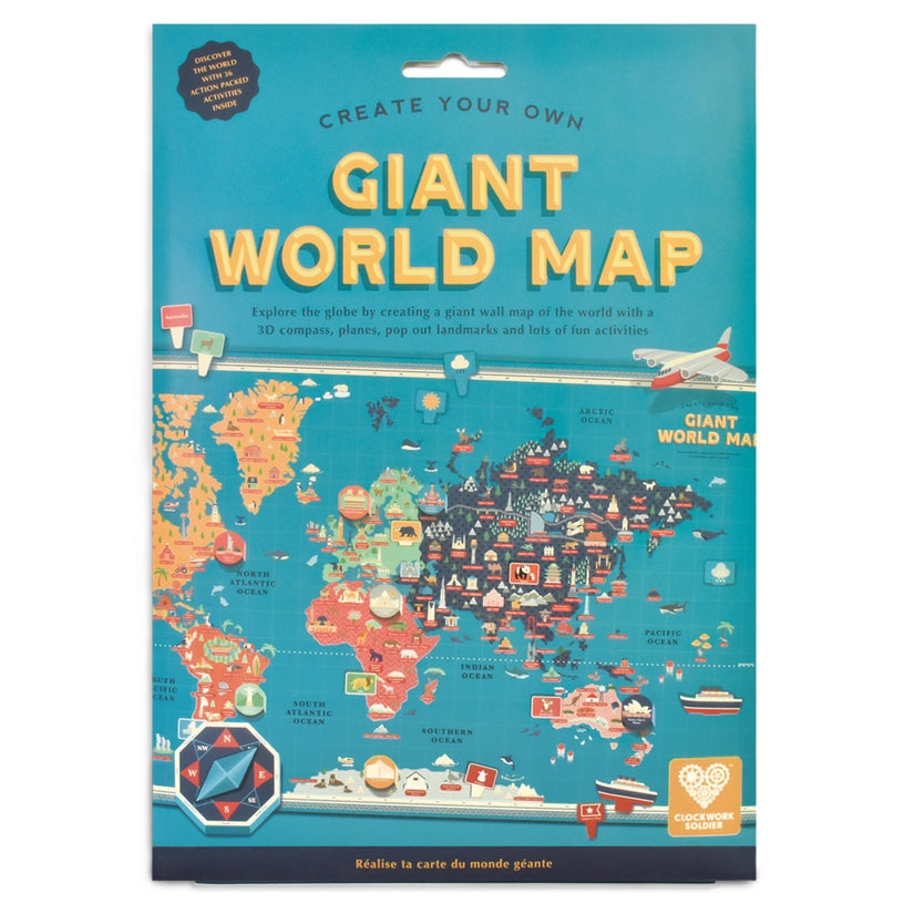Clockwork Soldier - Create Your Own Giant World Map