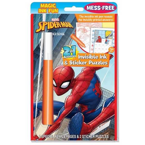 MARVEL Spidey And Friends Magic Ink Pictures Book With Imagine Ink