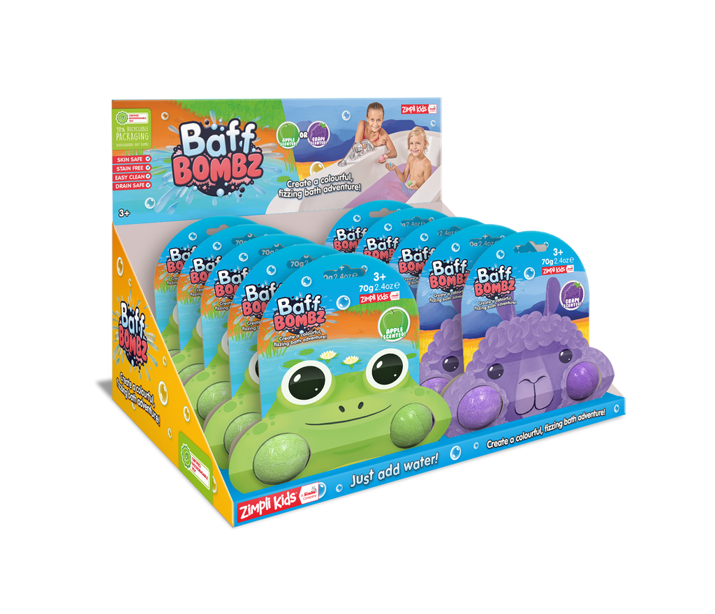 Zimpli Kids Ltd - Frog and Llama Brilliant Bubbling Baff Bombz