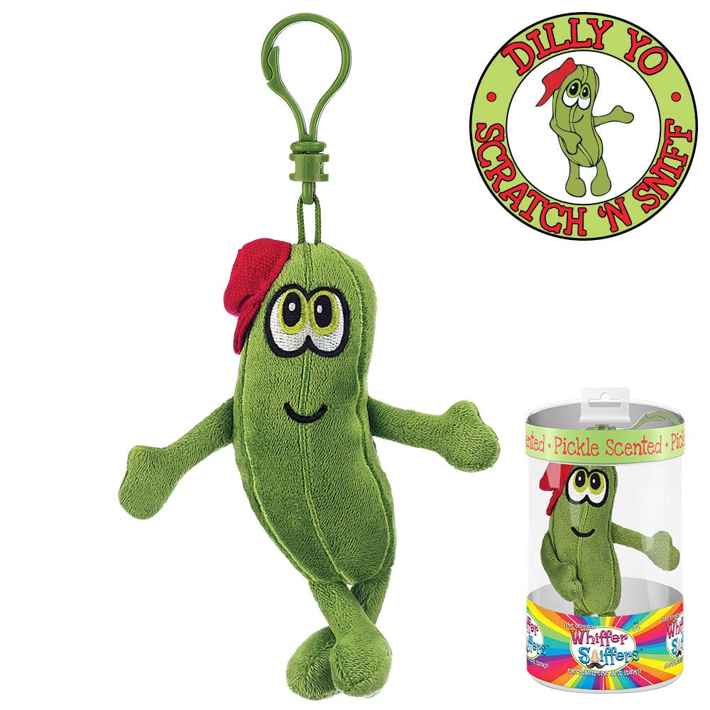 Whiffer Sniffer- Dilly Yo pickle scented backpack clip