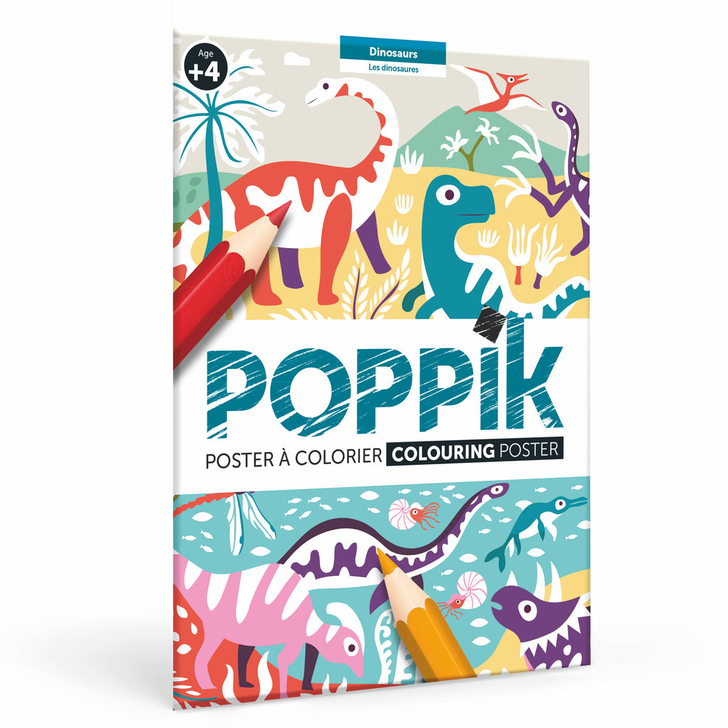 POPPIK - Dinosaurs Coloring Panorama