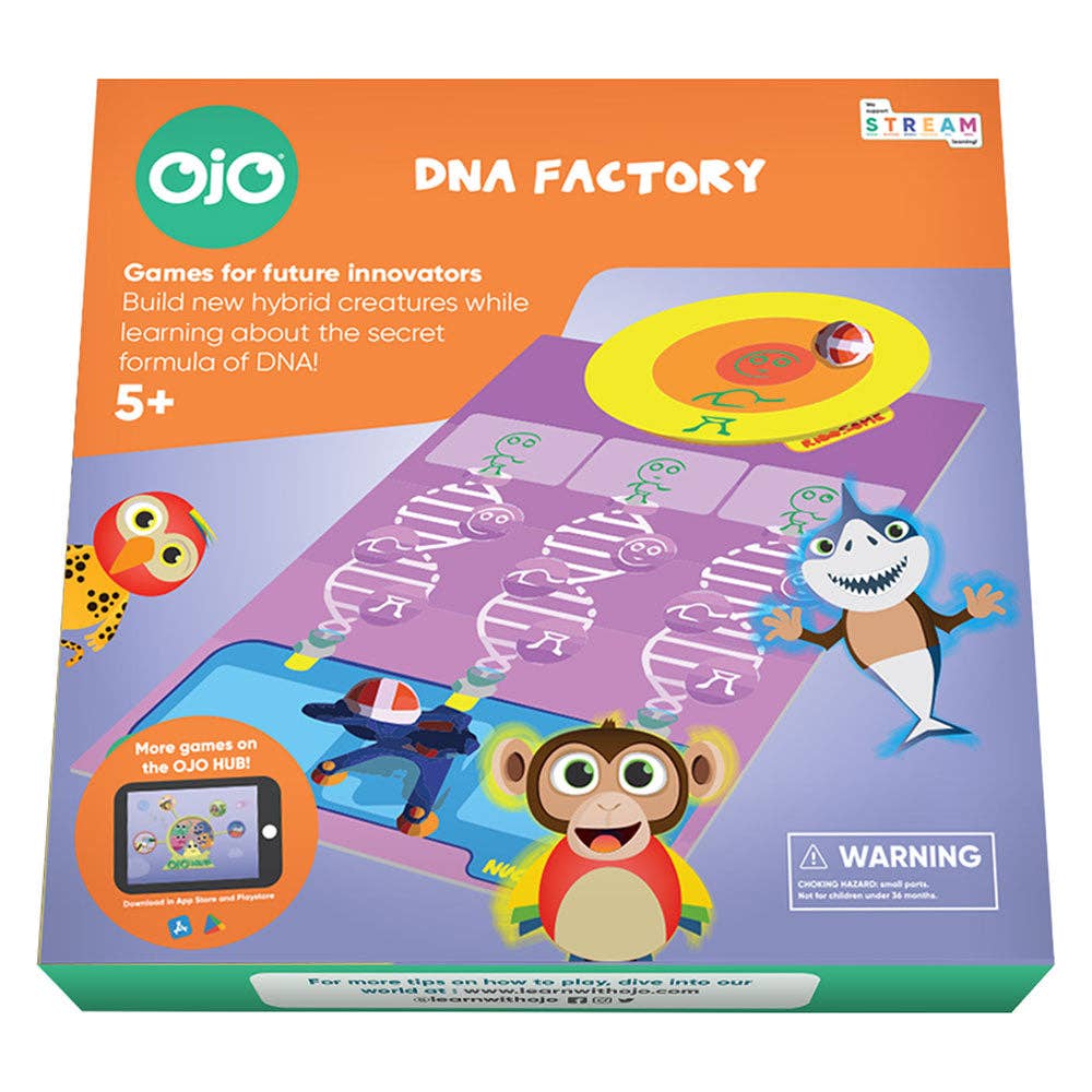OjO Games - DNA Factory Board Game || STEM Toys & Kids Science Games