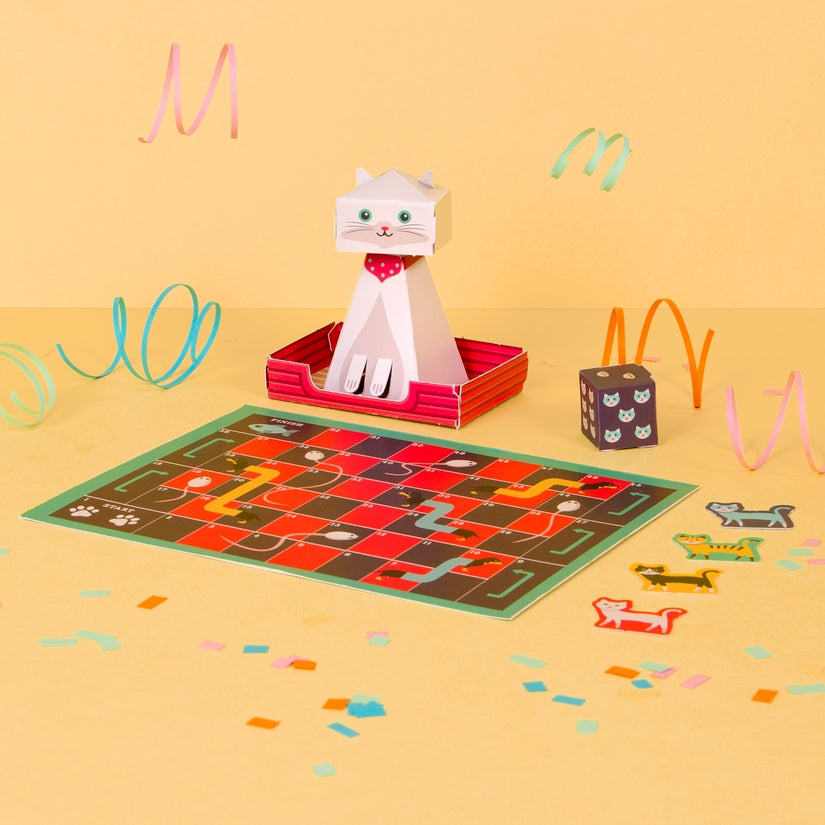 Clockwork Soldier - Create Your Own Nodding Cat and Mini Board Game