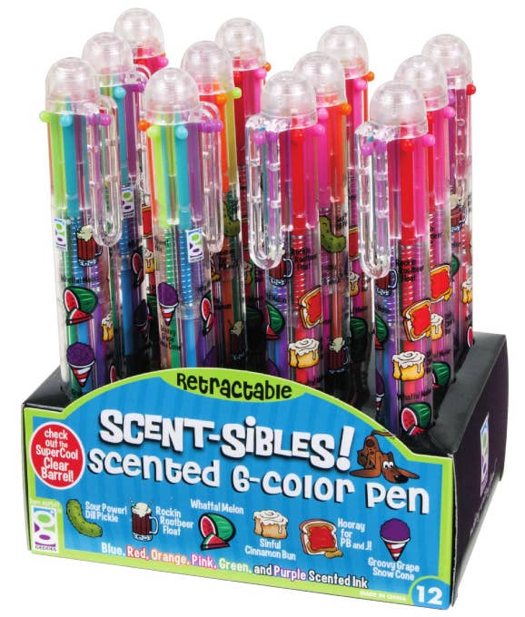 Scent-sibles Scented 6-color Pen