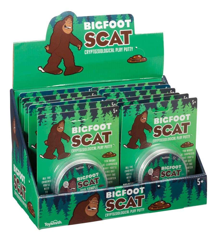 Toysmith - Bigfoot Scat, Poo Colored Slime with Unicorn Figurine