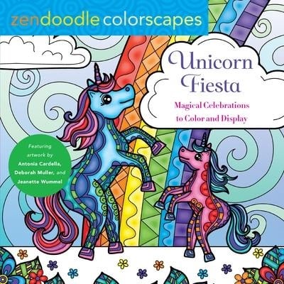 Unicorn Fiesta Zendoodle Colorscapes