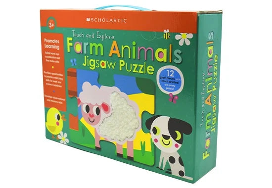 Farm Animals Touch and Explore Jigsaw Puzzle (Scholastic Early Learner)