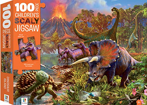 Dinosaur Island: 100 Piece Scaly Jigsaw Puzzle