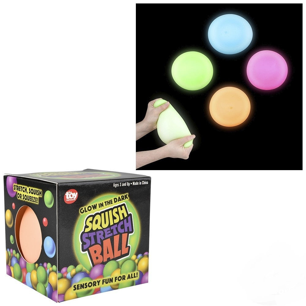 Squish And Stretch Glow In The Dark Gummi Ball