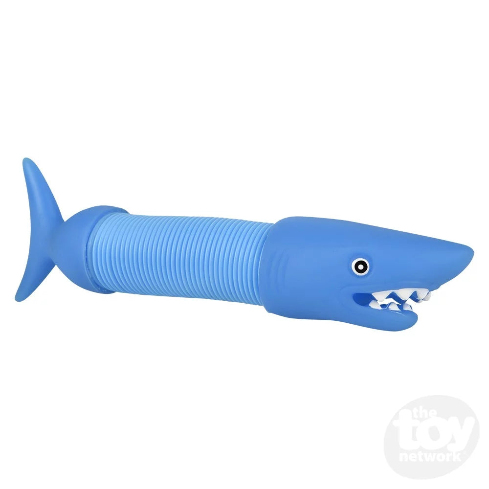 Shark Fidget Pop Tube Green Beans Toys