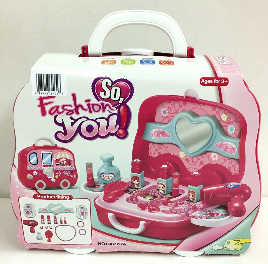 So, Fashion You! Beauty Case Playset