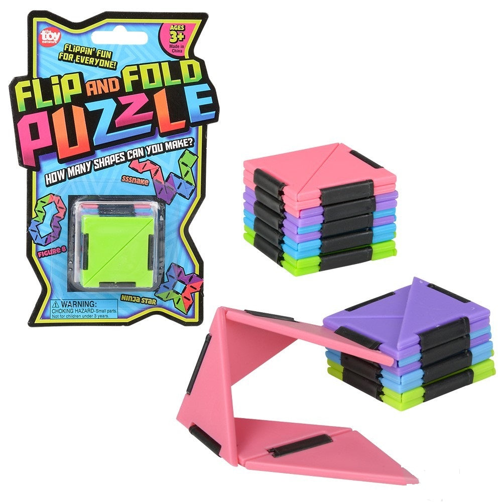 Flip and Fold Infinity Triangle  Puzzle