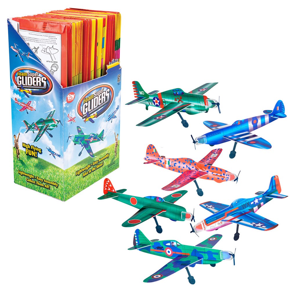 In Foam Plane Glider (ONE) – Green Beans Toys - Main Image