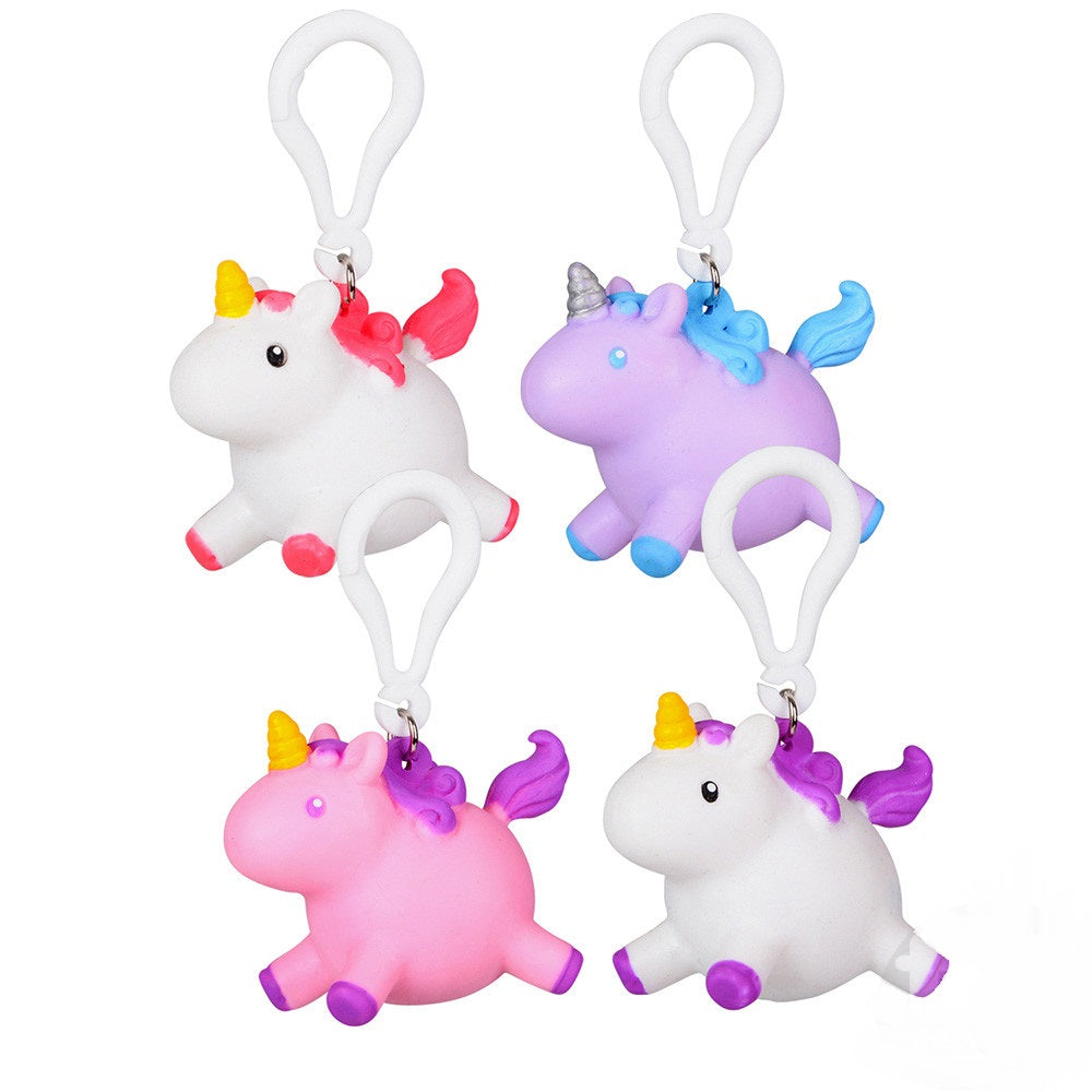 Pooping Unicorn Backpack Clip