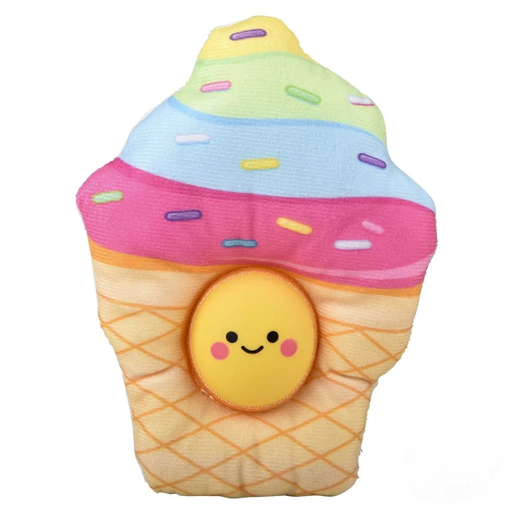 Bubble Popper Plush Ice Cream Cone