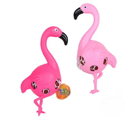 Squeezy Bead Flamingo Ball