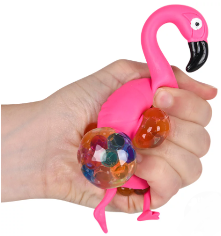 Squeezy Bead Flamingo Ball