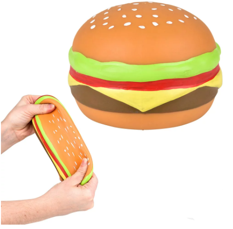 Squish And Stretch Hamburger