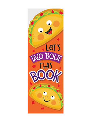 Taco-Scented Bookmark