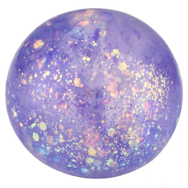 Squeezy Glitter Sugar Ball Purple Blue