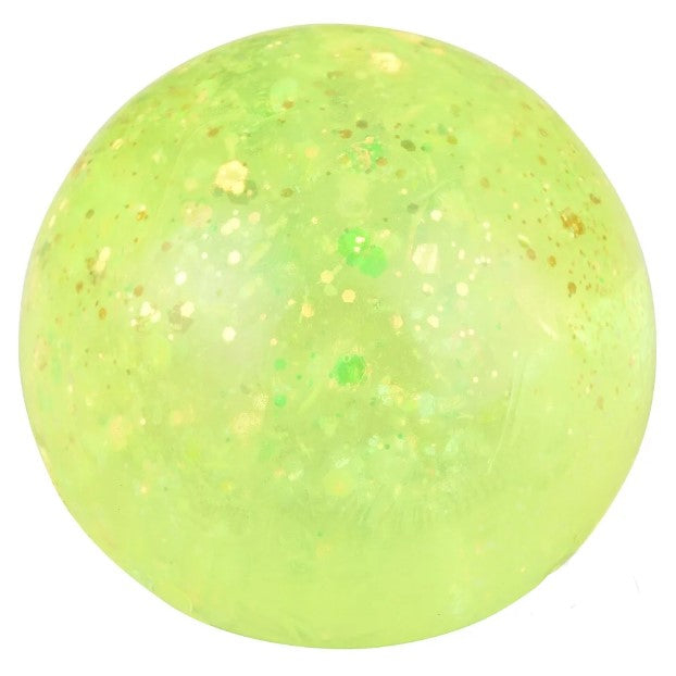 Squeezy Glitter Sugar Ball Green