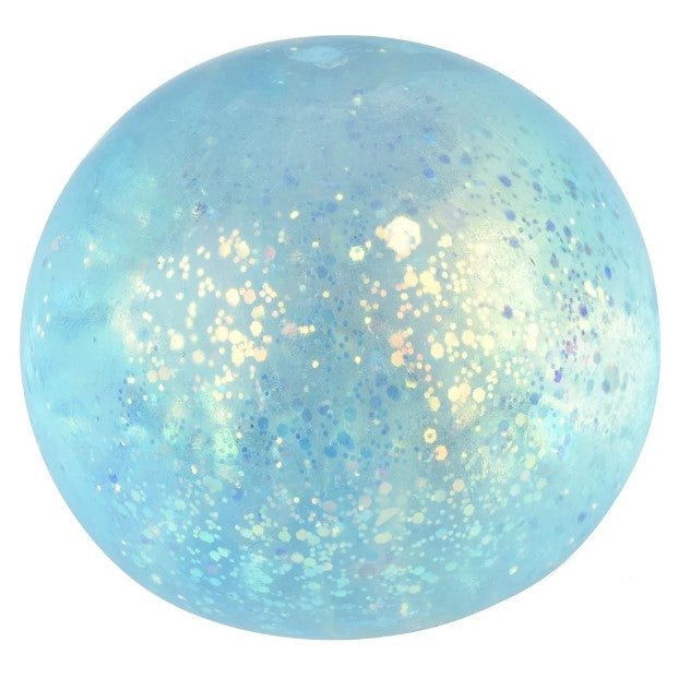 Squeezy Glitter Sugar Ball Blue