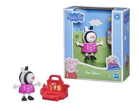 Peppa Pig Peppa’s Adventures Peppa’s Fun Friends Preschool Toy, Zoe Zebra Figure