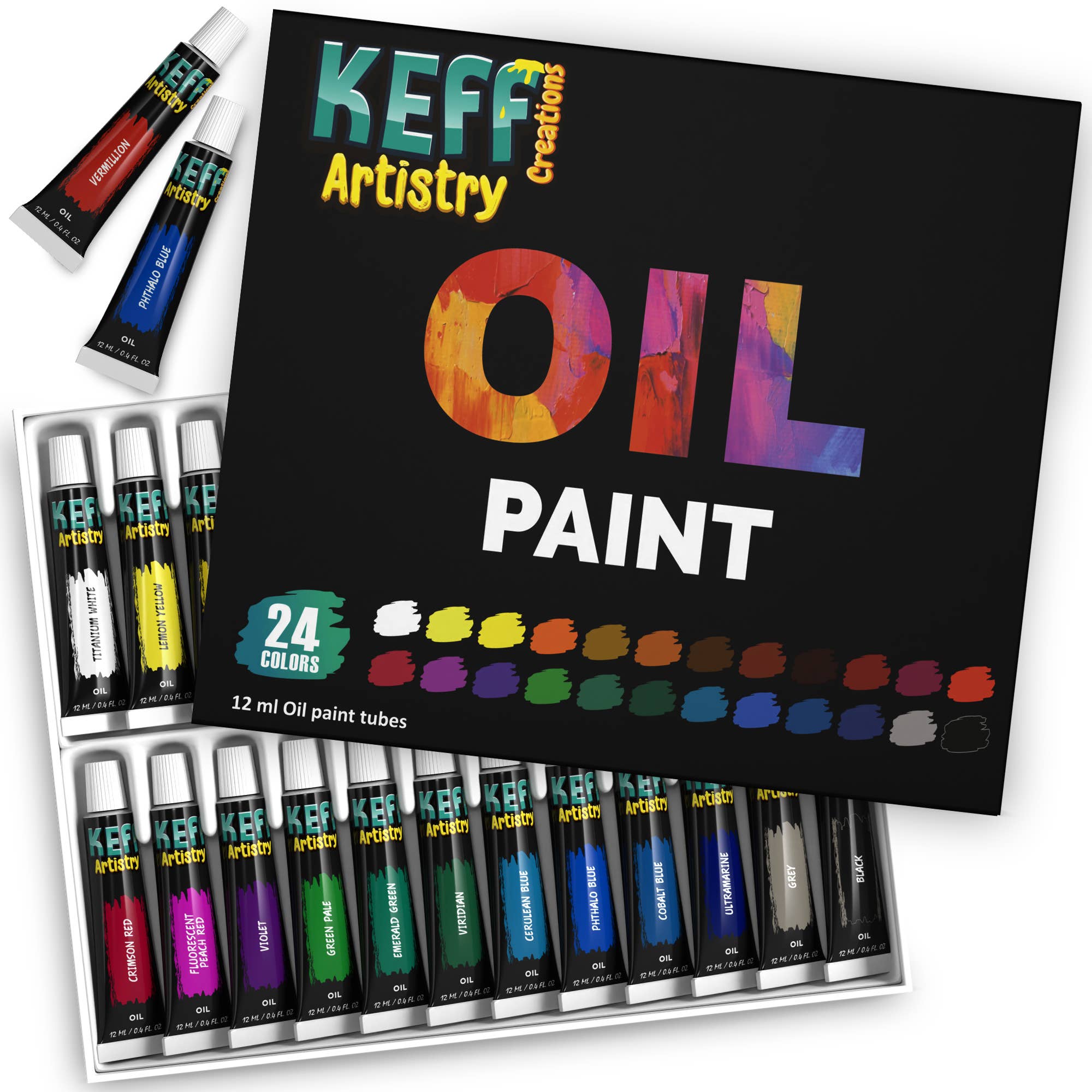 Keff Creations - Artist Oil Paint Set