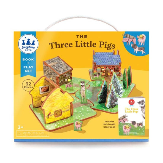 Storytime Toys - The Three Little Pigs Book and Play Set