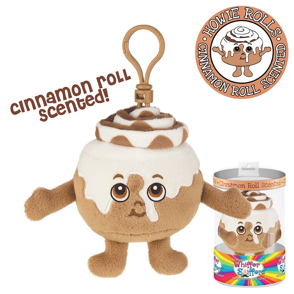 Whiffer Sniffer - Howie Rolls Cinnamon Roll Scented Backpack Clip