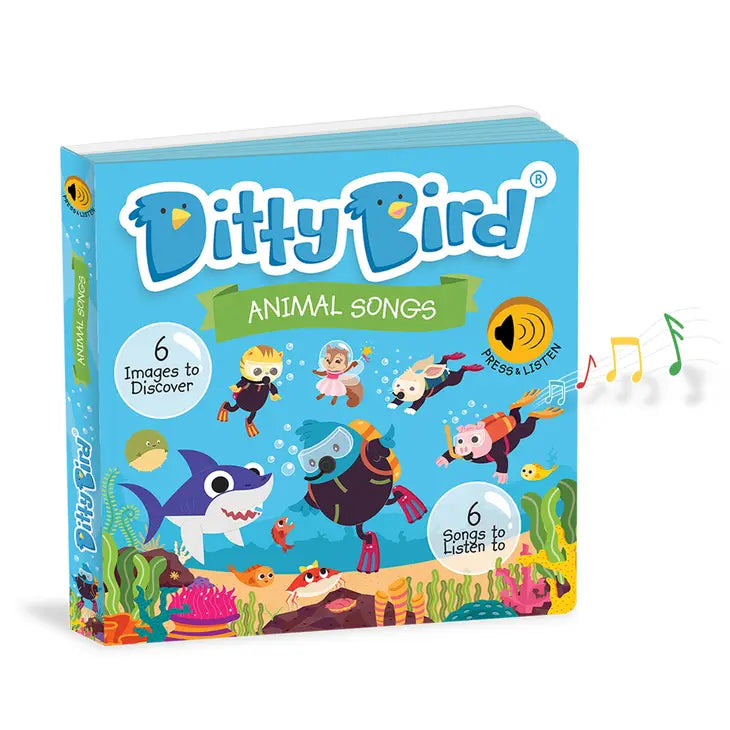 Ditty Bird Book:Animal songs incl.Baby Shark