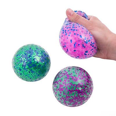 Confetti Light-Up Water Bead Squeeze Ball
