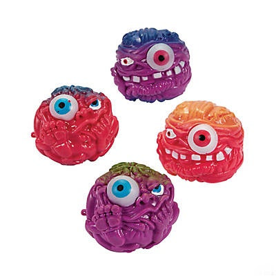 Crazy Monster Squeeze Ball Stress Fidget Toy