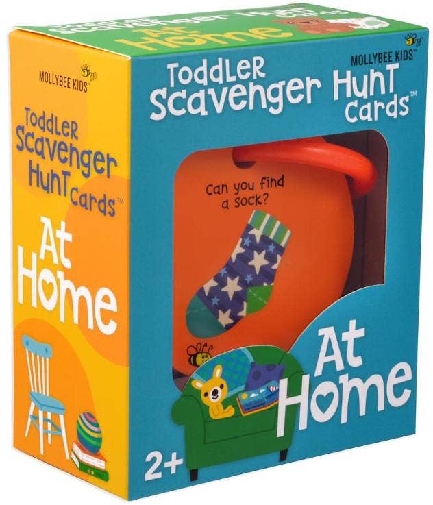 Mollybee Kids - Toddler Scavenger Hunt Cards at Home