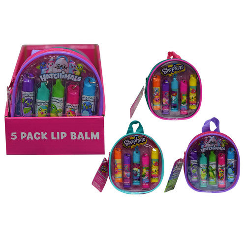 Lip Balm Bonanza 5! Barbie Lip Gloss Cell Froot Loops Krispy Kreme Pucker  POPS! SHOPKINS 