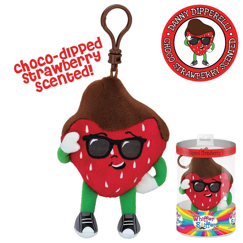 Whiffer Sniffer- Danny Dipperelli chocolate strawberry scented backpack clip