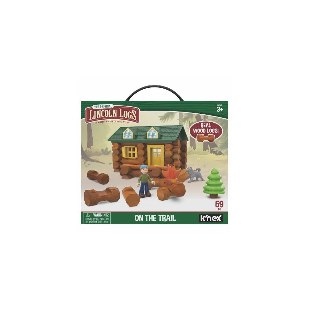 Lincoln Logs- 59PC On the Trail